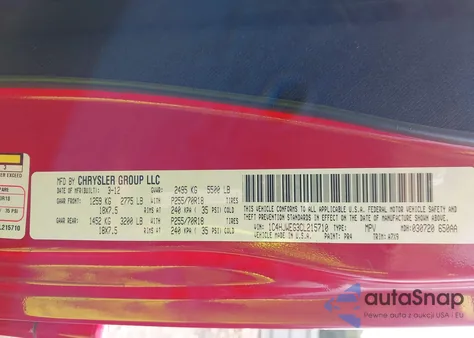 2012 Jeep Wrangler Unlimited Sahara из США, поврежденный, VIN 1C4HJWEG3CL215710